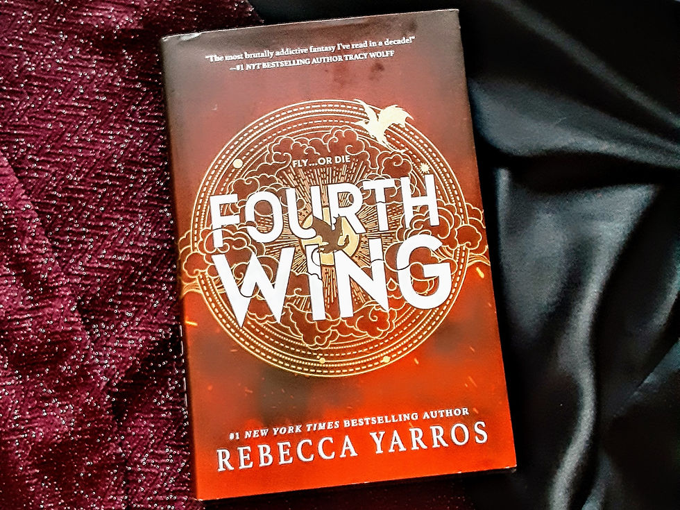 Fourth Wing by Rebecca Yarros is a popular romantasy book that involves dragons and enemies-to-lovers.
