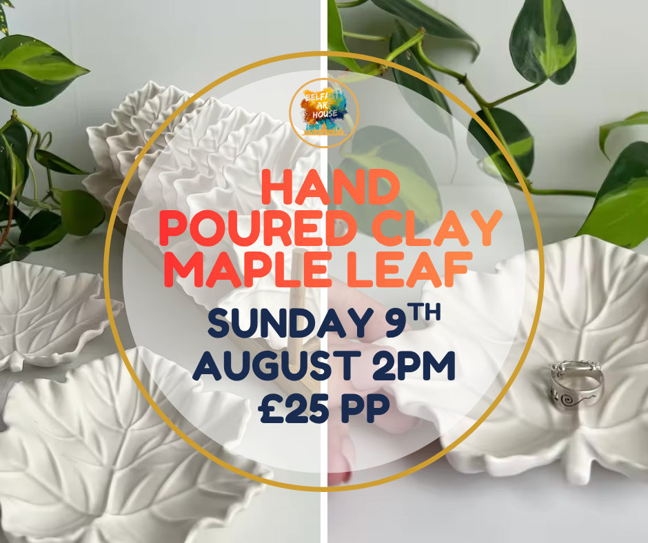 Hand Poured Clay Maple Leaf Workshop