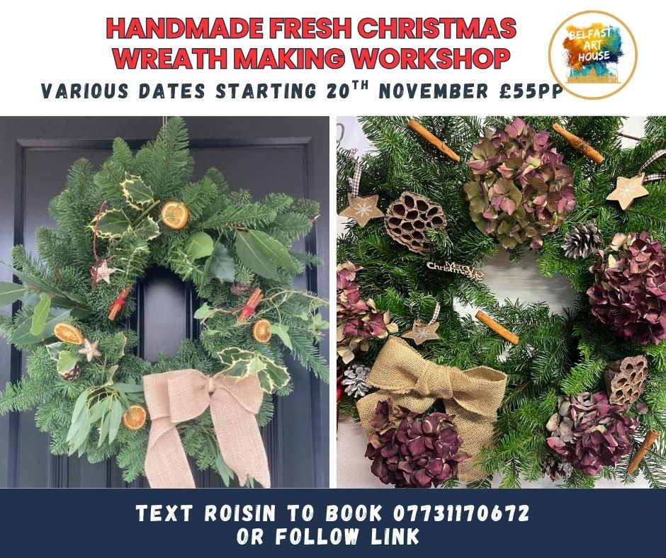 Fresh Christmas Wreath Making Workshops