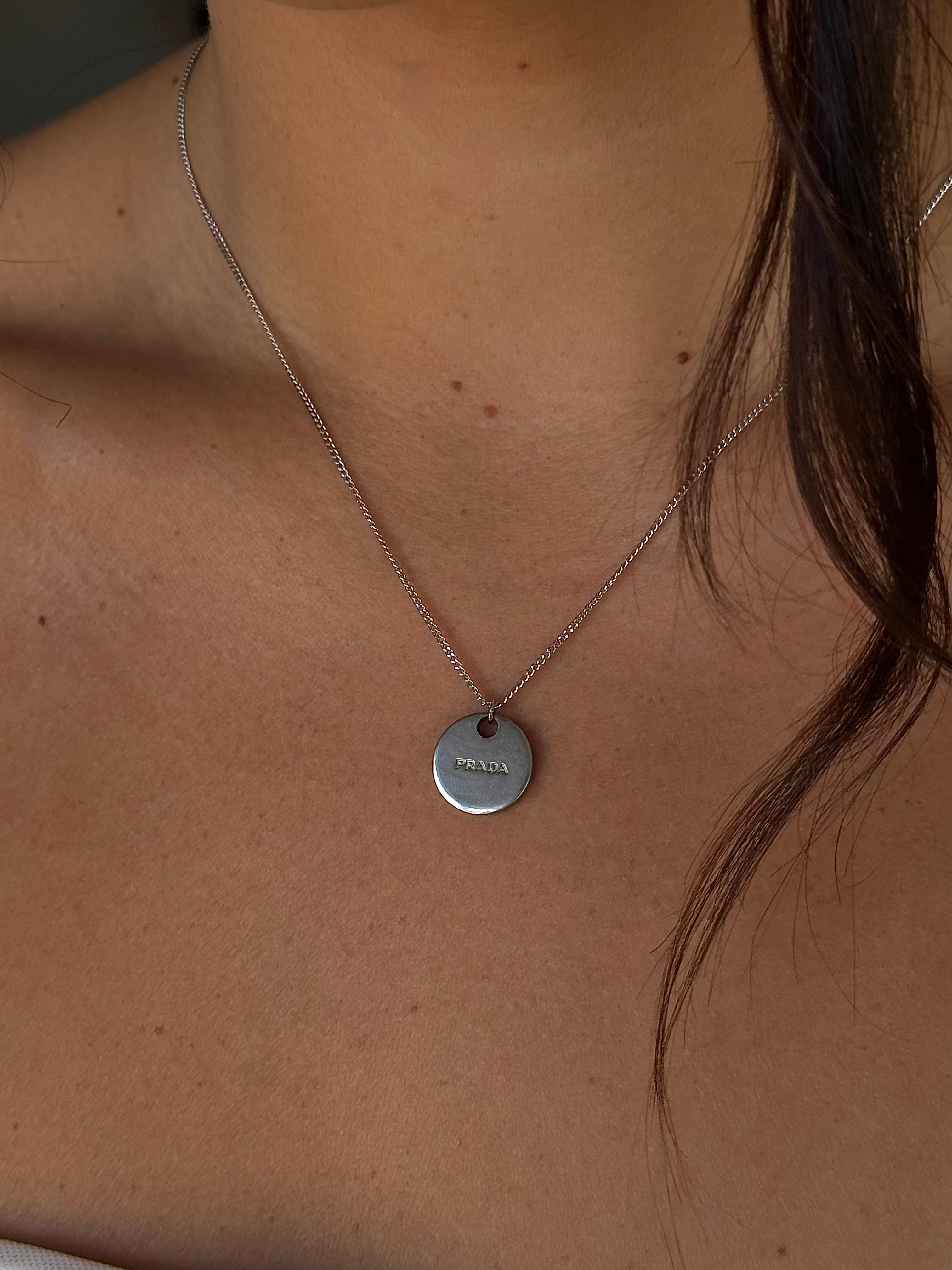 Silver Circle Prada