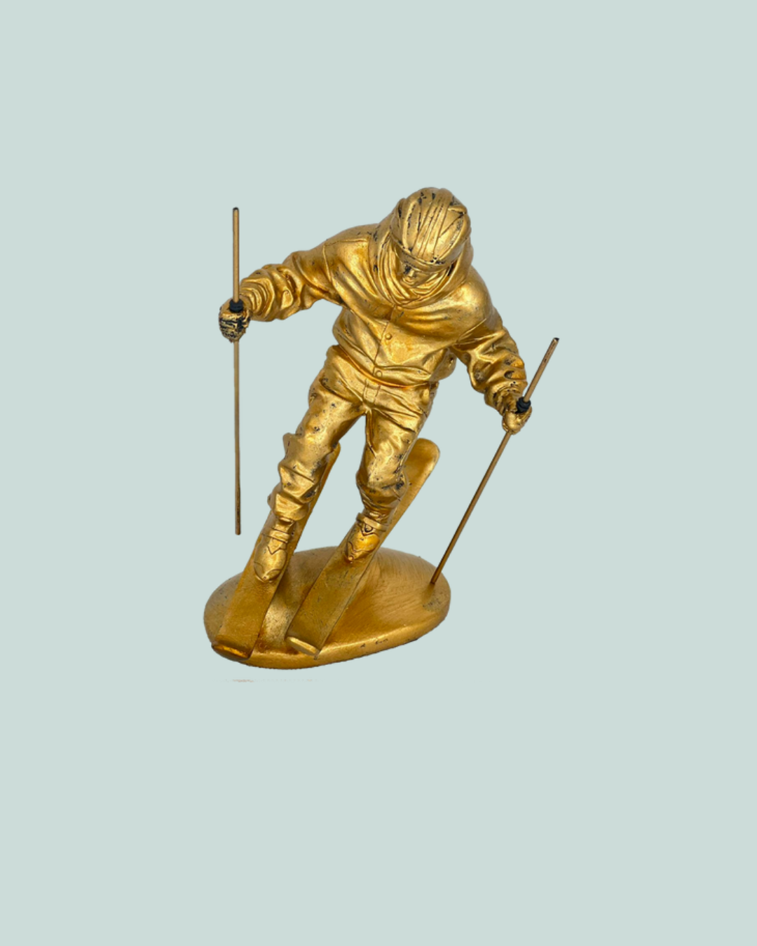Figura Decorativa Hombre en Ski