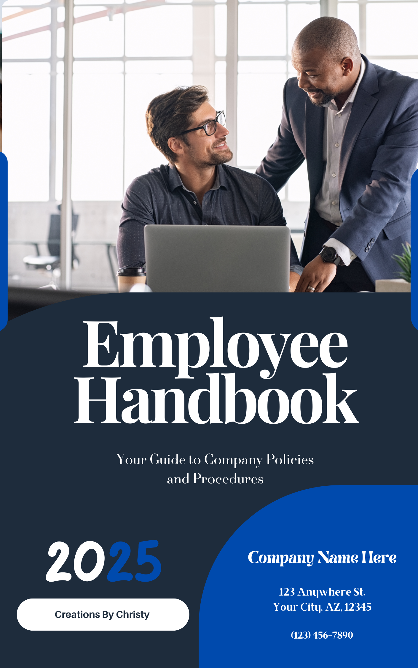 Employee Manual Handbook Cover 