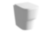 Austin Square Soft Close Toilet Seat - White