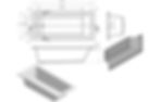 Thumbnail: Ashland Square Single End 1700x750x550mm 0TH Bath w/Legs