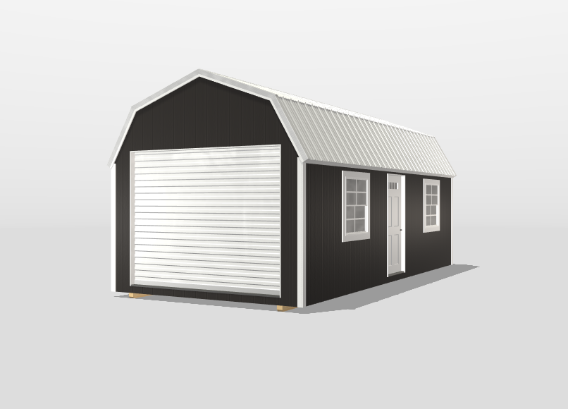 12'x24' Lofted Garage