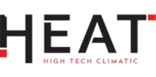 Logo de HEAT SA, expert en CVC et partenaire de MAKE pour sa communication orientée marchés publics
