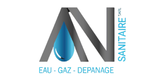 Logo d'AN Sanitaire à Genève, entreprise partenaire de MAKE pour sa présence en ligne et la gestion de ses réseaux sociaux