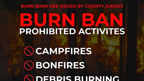 White County Placed Under Burn Ban Amid Dangerous Fire Conditions
