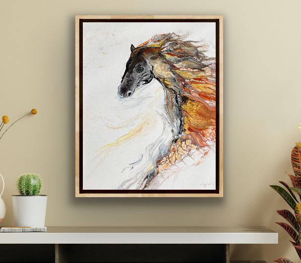The Golden Horse - Print