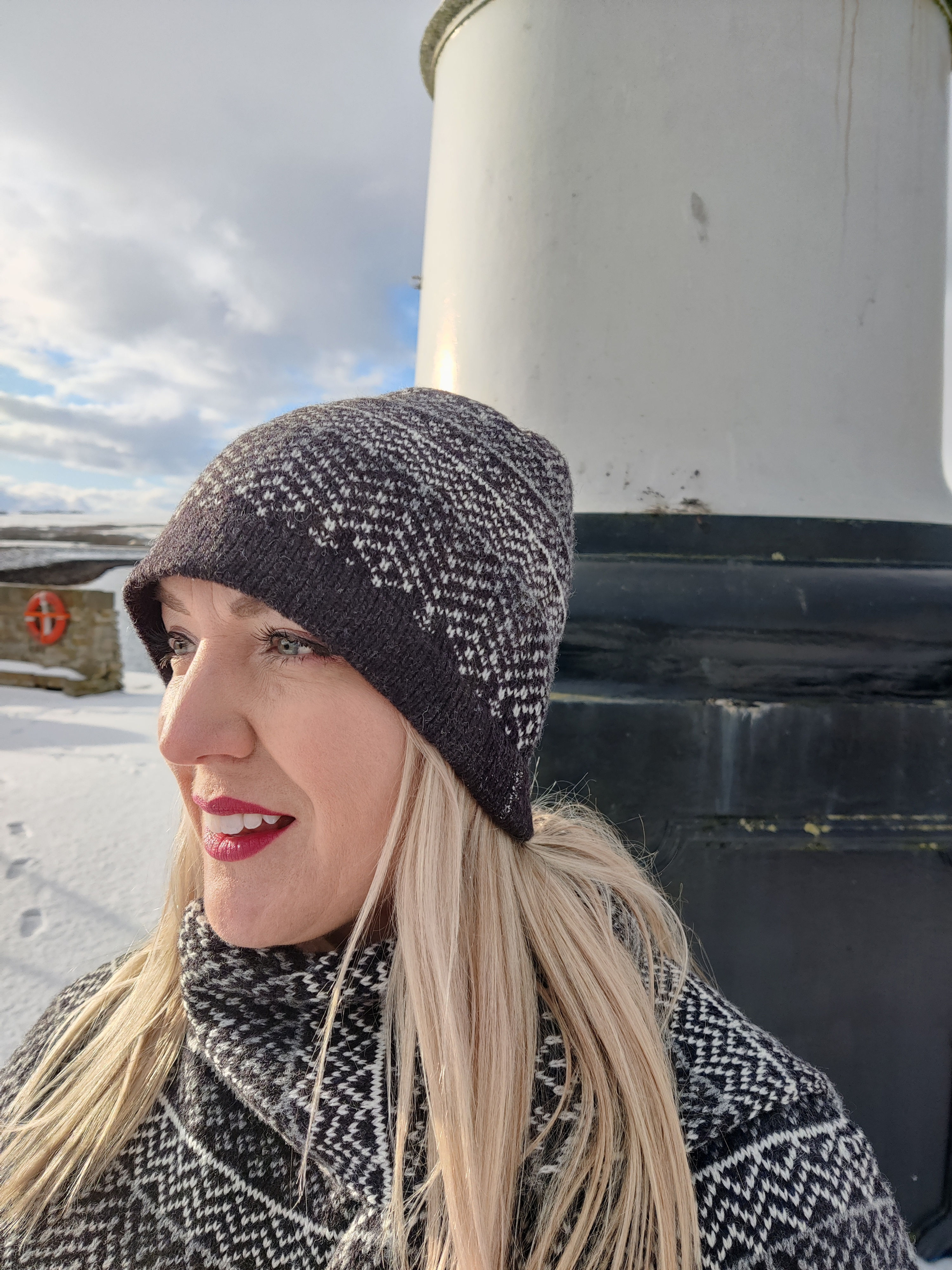 Beanie Hat in Nord Pattern