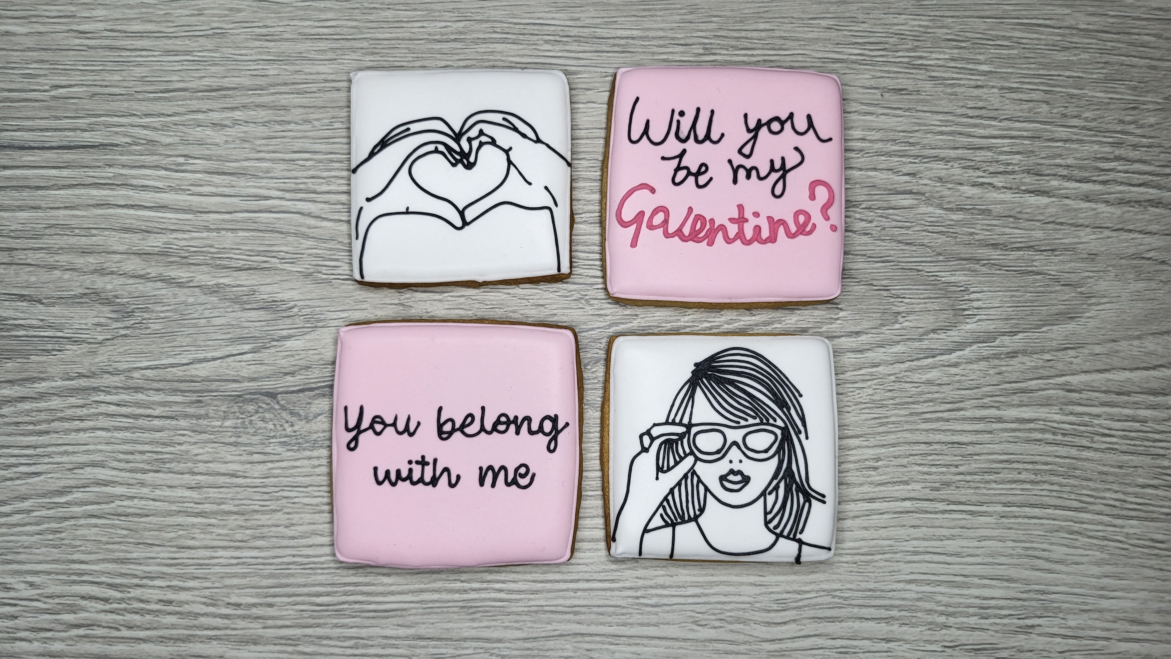 will you be my galentine biscuits