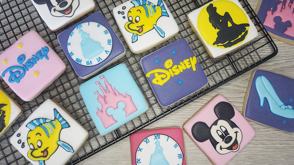 disney themed biscuits