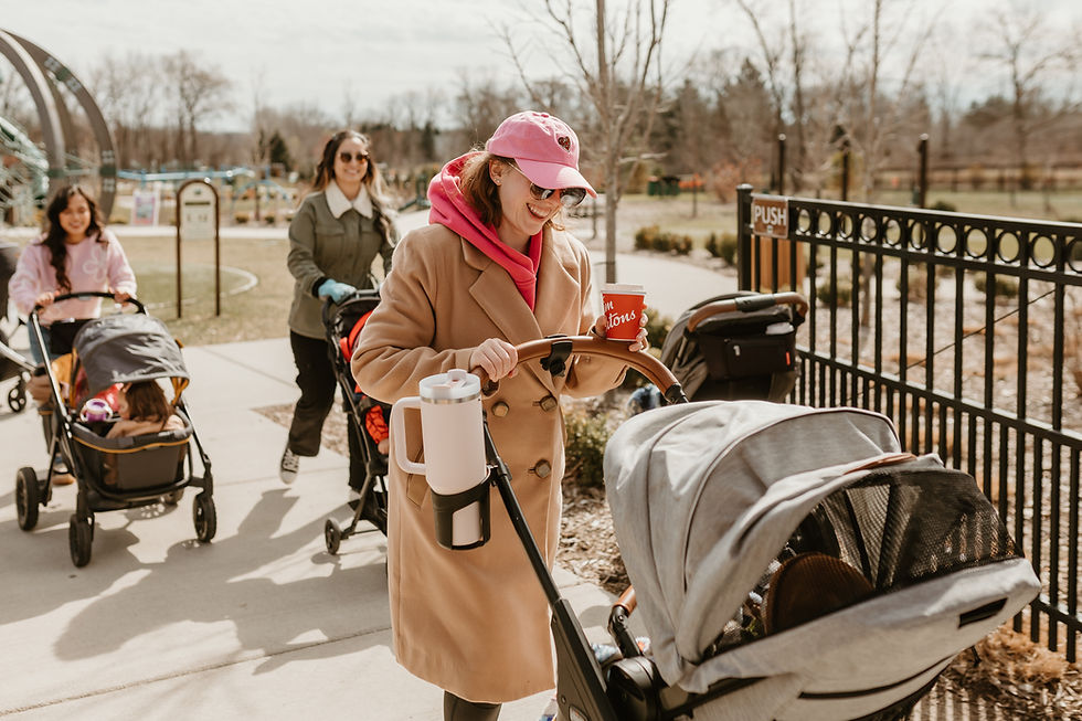 hot mom walk