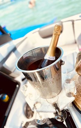 Complementary drink to boost your celebration Private Boat Tours with Miami Boat Rental