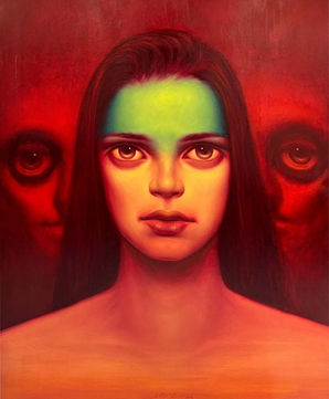 "Angel", 2024, Oil on canvas, 120 x 100 cm.
