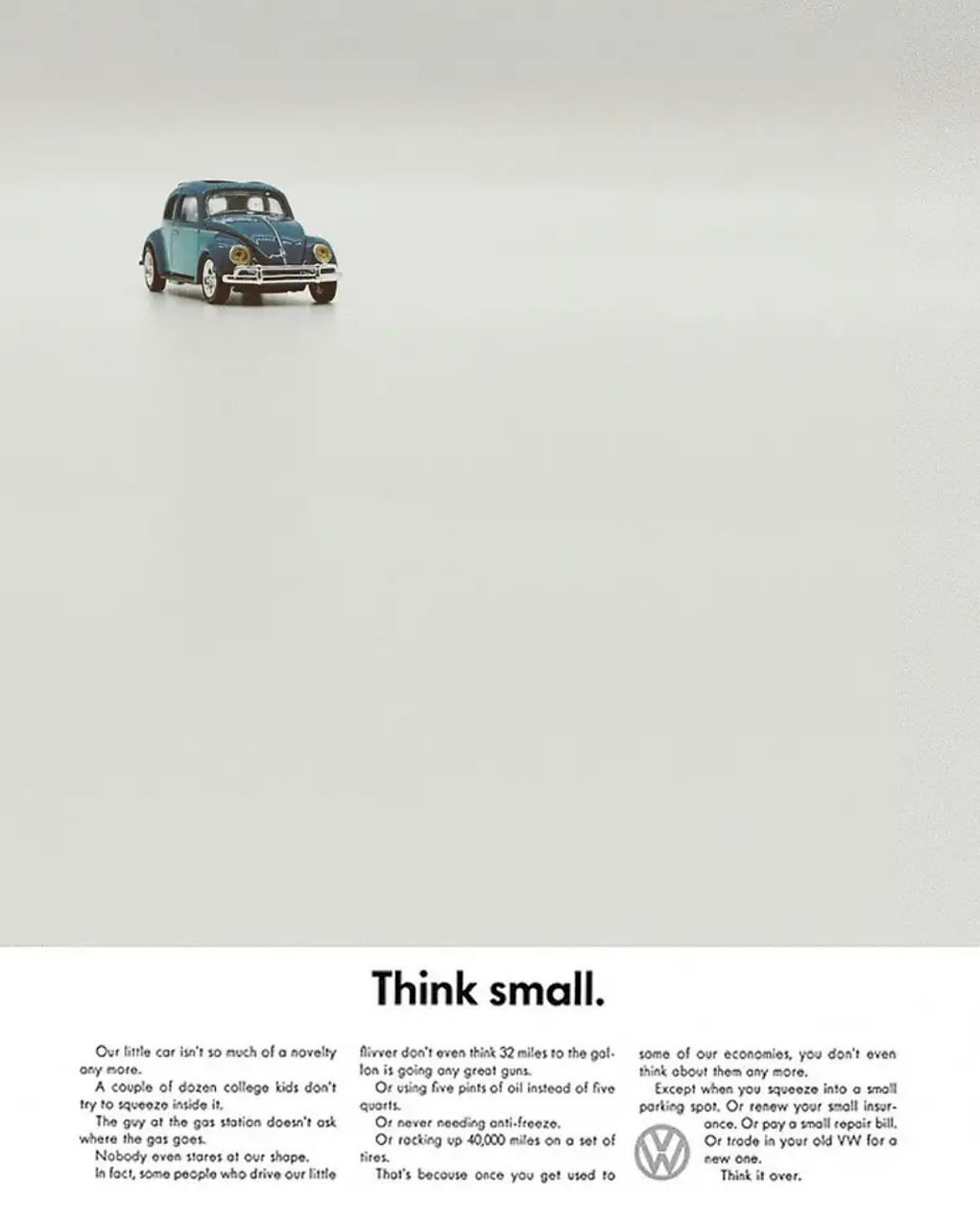 “Think Small” - Volkswagen