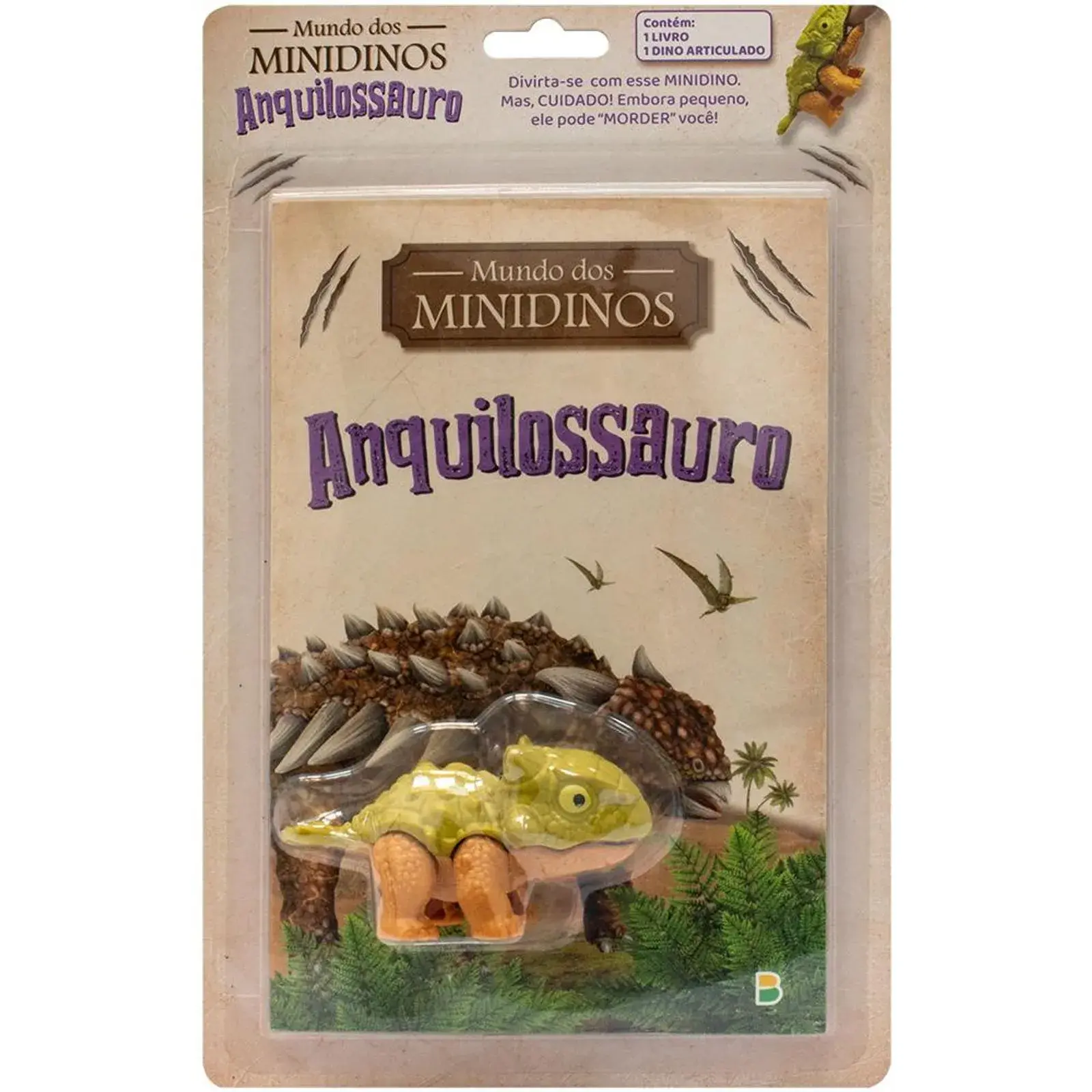 MUNDO DOS MINIDINOS: ANQUILOSSAURO TODO LIVRO