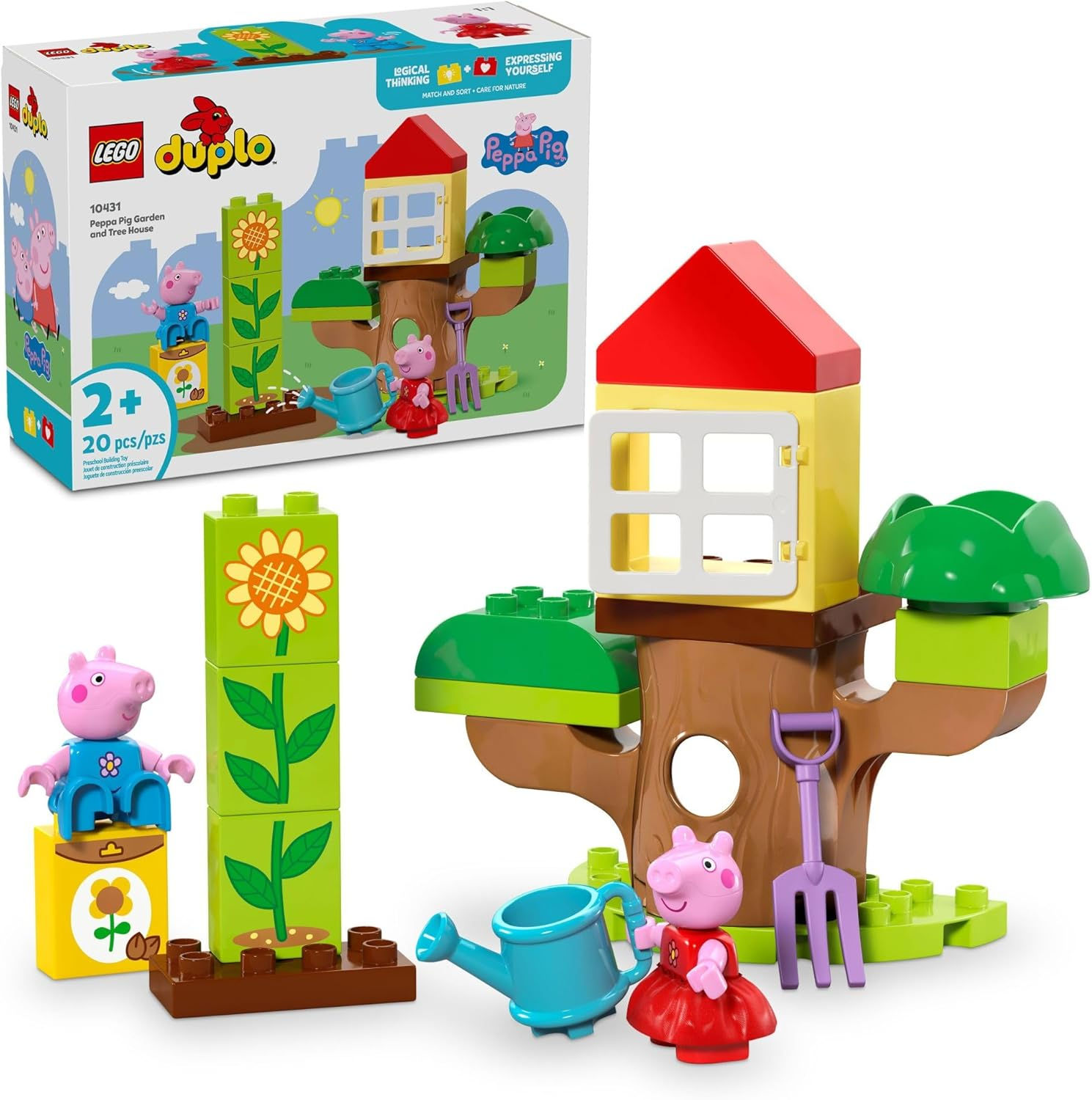 LEGO DUPLO Peppa Pig Jardim e Casa da Árvore da Peppa - 10431