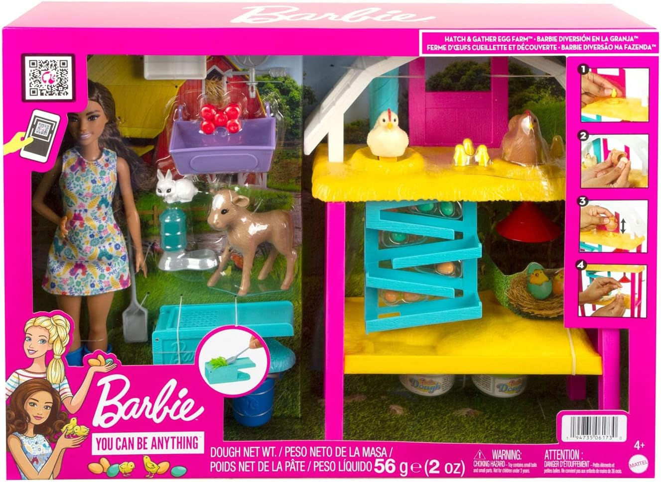 BARBIE I CAN BE PLAYSET DIVERSAO NA FAZENDA HGY88