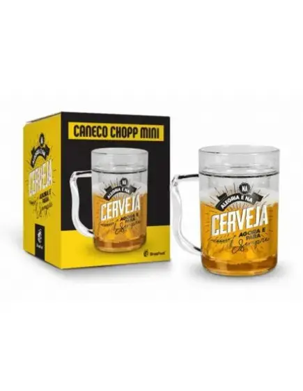 CANECA GEL CERVEJA 200ML - NA ALEGRIA E NA BRASFOOT