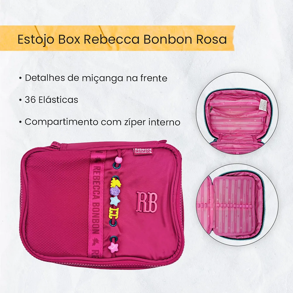 Miniatura: ESTOJO BOX 36 LAPIS REBECCA BONBON RB27423 CLIO