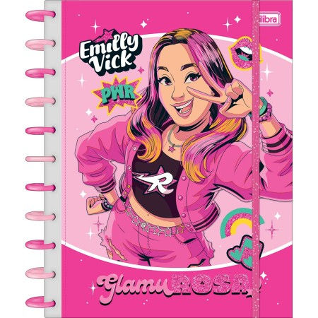 CADERNO UNIV TILIDISCO EMILLY VICK 10X1 TILIBRA