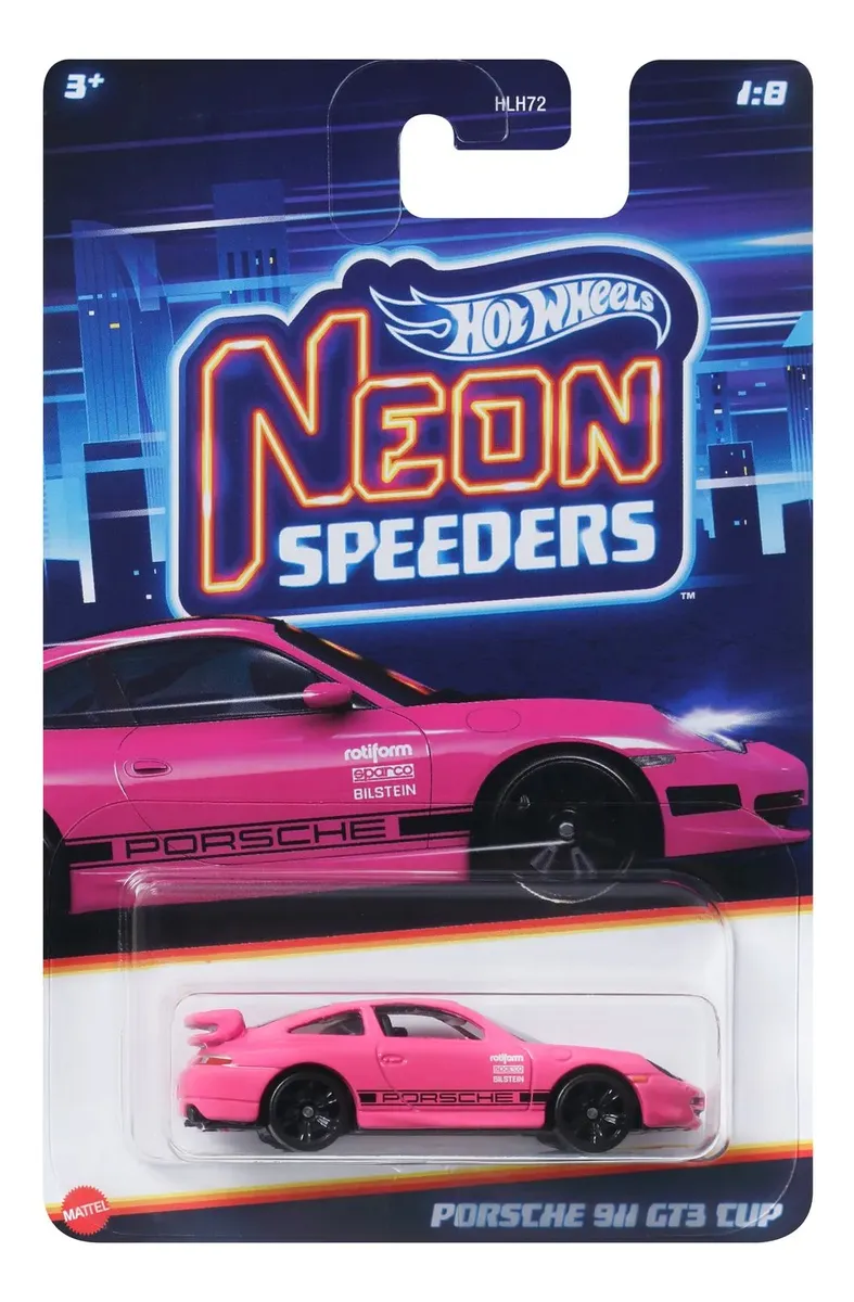 Miniatura: Hot Wheels Carrinho Neon Speeders Sortido - Mattel HLH72
