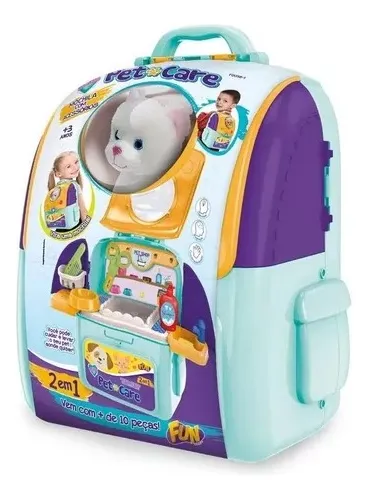 Miniatura: ADOTADOS-MOCHILA-PET-CARE-MOCHILA-2-EM-1-CACESSORIOS-PELUCI