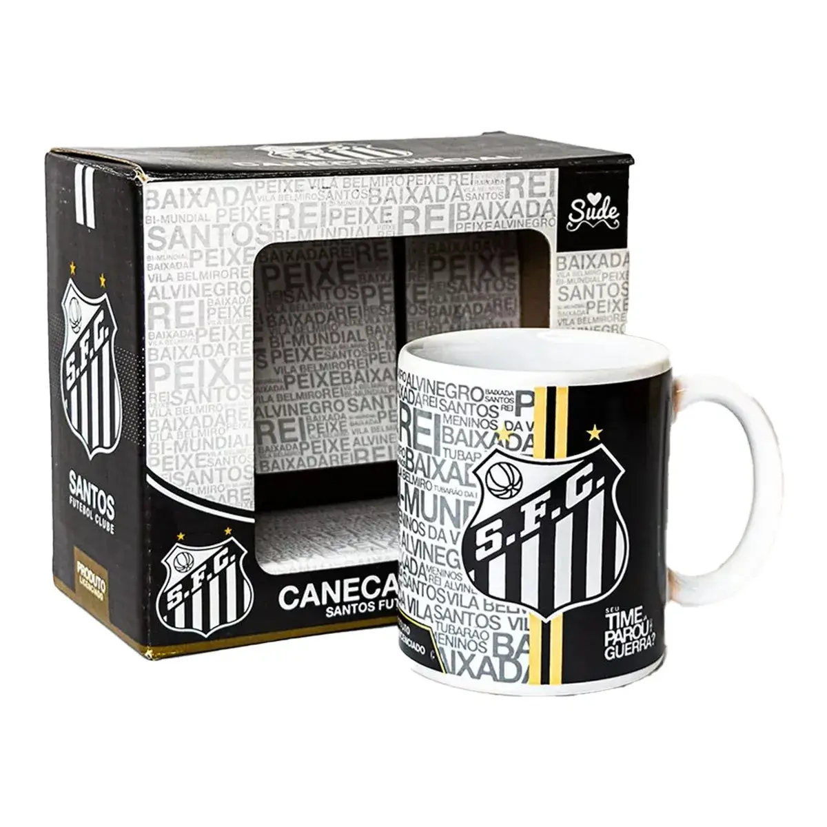 CANECA SANTOS SEU TIME JA PAROU UMA GUERRA - SUDE