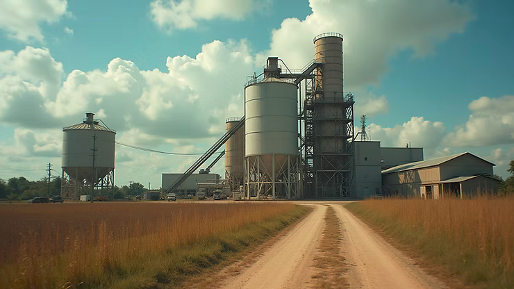 Sugar mill processing plant in Brazil