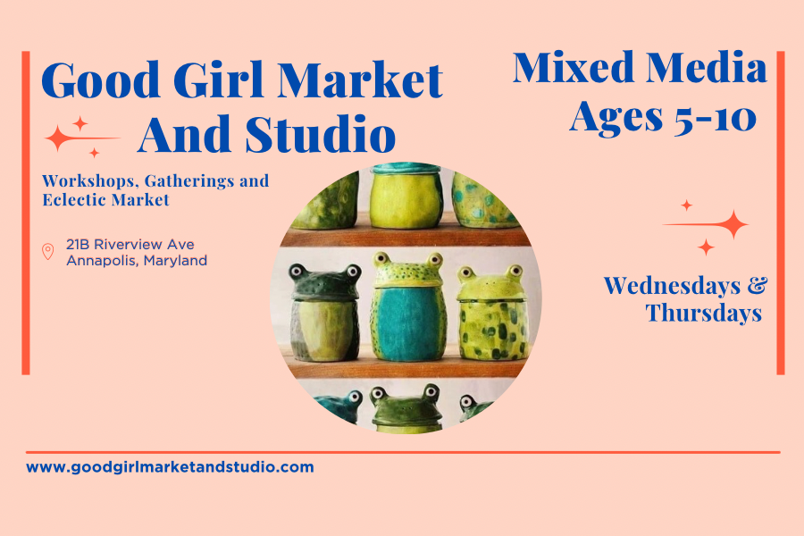 Kids Mixed Media Weekly Class- Ages 5-10