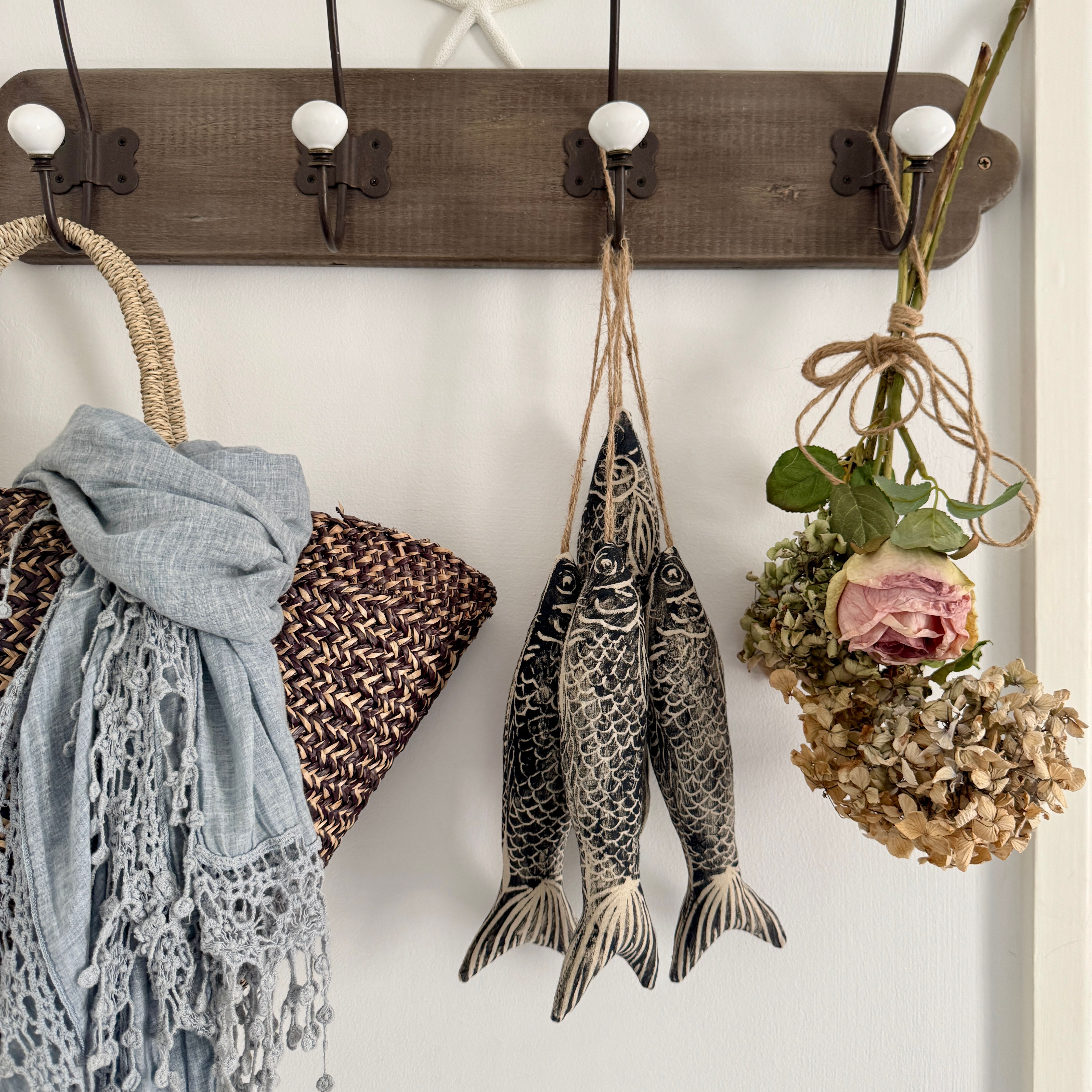 Lavender Fish Decoration - Grey