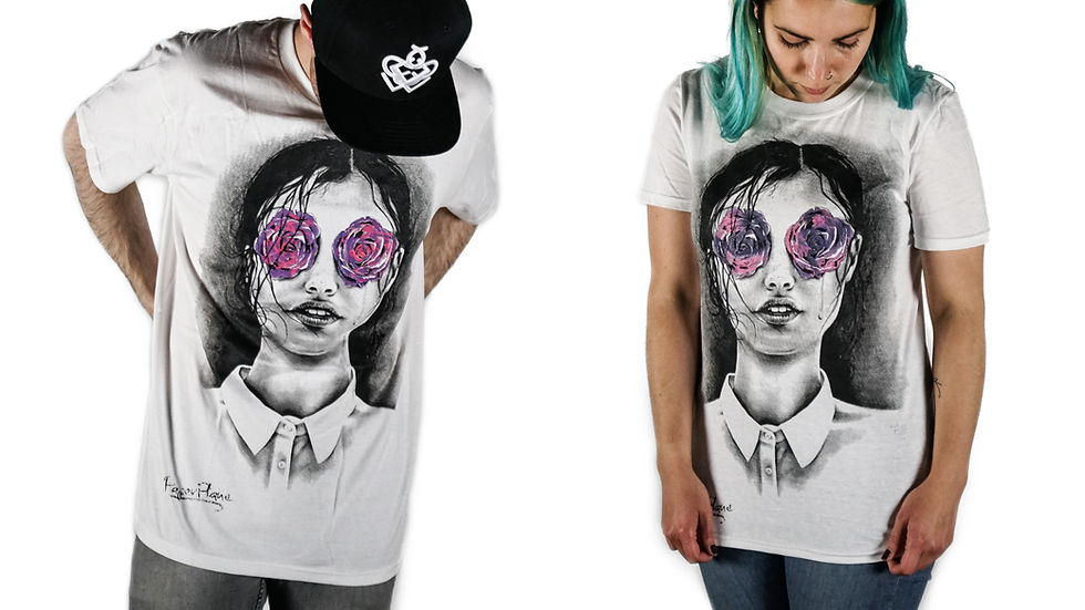 PaperPlane Rose Eyes T-Shirt