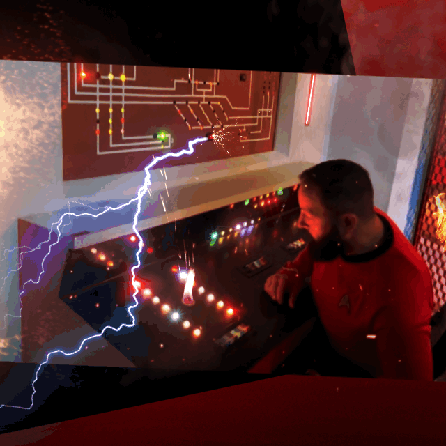 Star Trek LT Raptor in Engineering.GIF