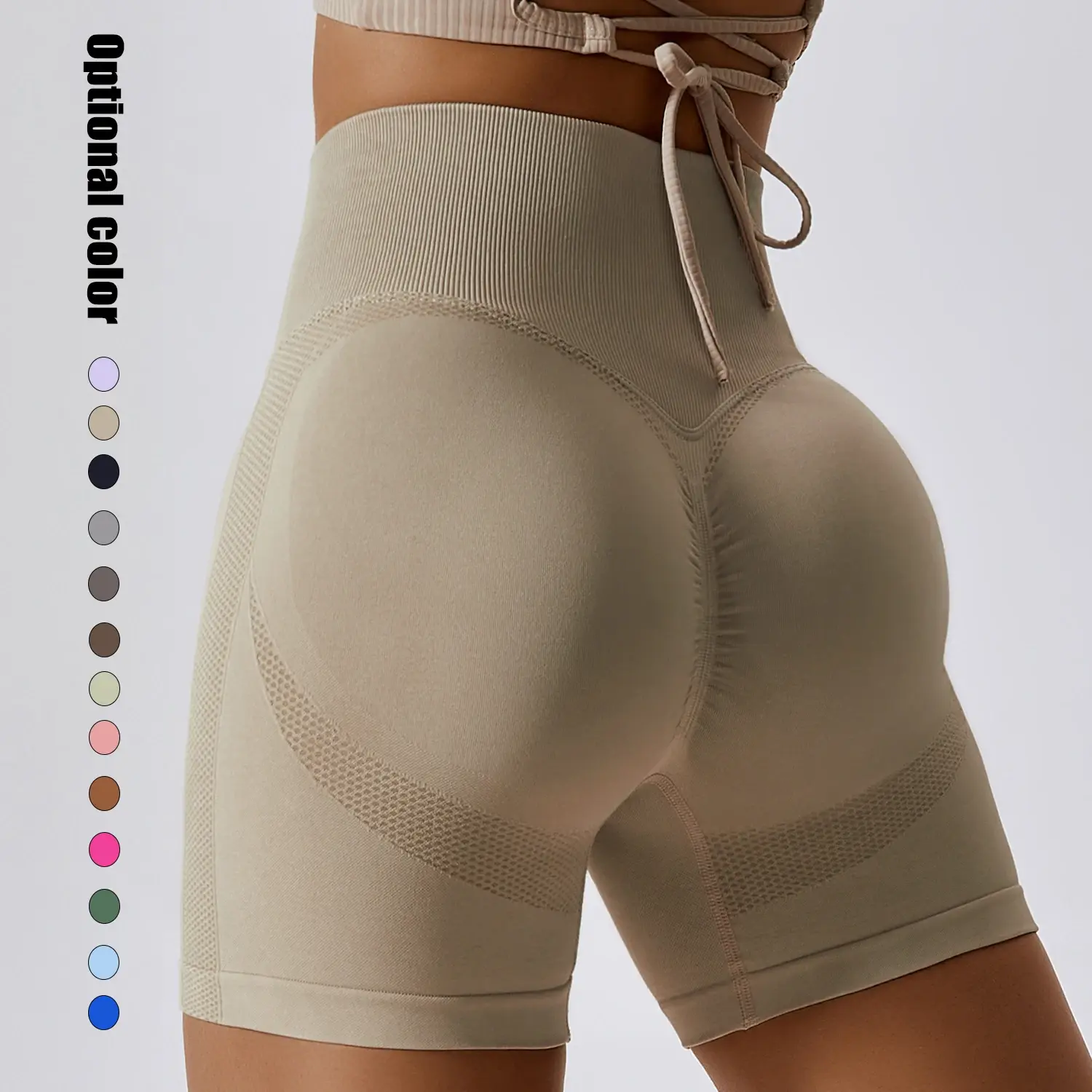 Women Sport Wear Seamless Workout Yoga Scrunch Butt Lift