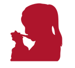 食事をする女性