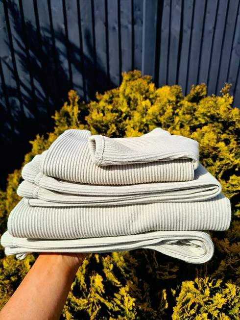 Thumbnail: SAGE RIBBED LOUNGE SET UNISEX