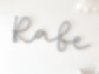 Thumbnail: WIRE COATED NAME SIGN