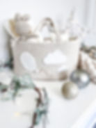 BOUCLE BALLOON NAPPY CADDY