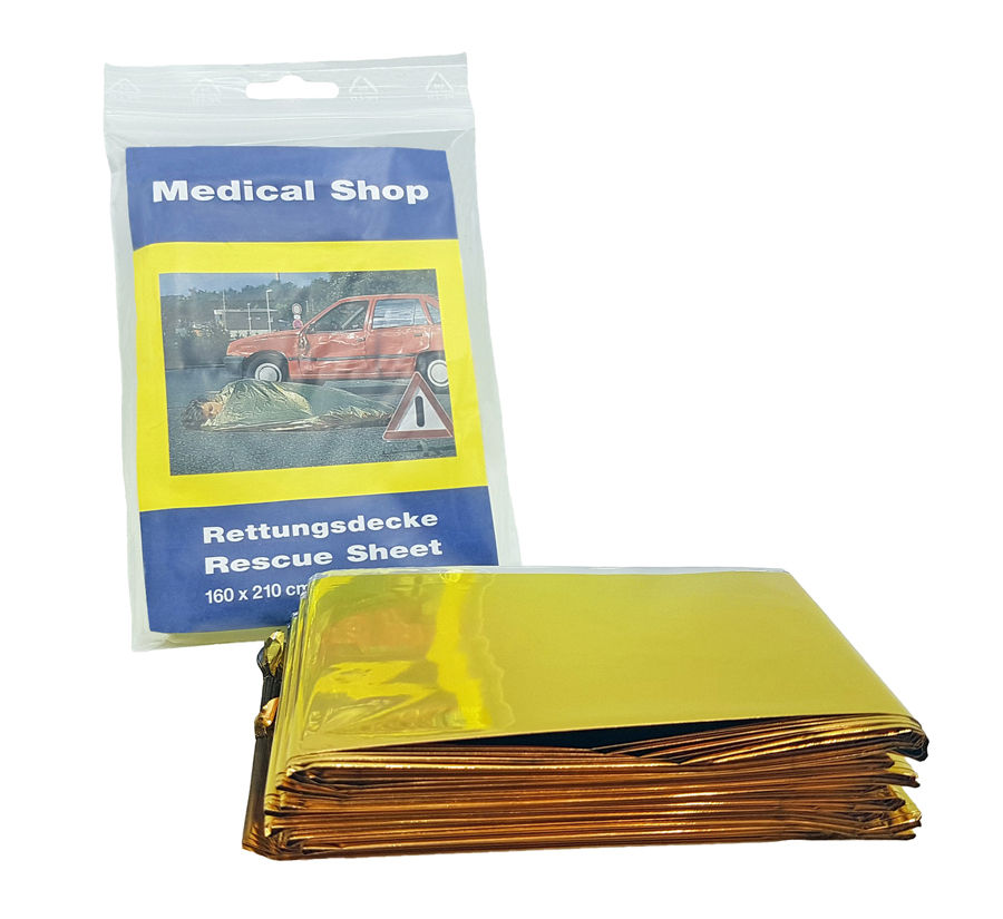Rettungsdecke Gold/Silber