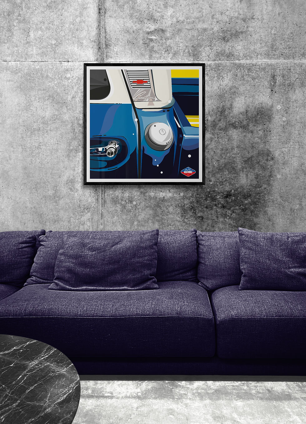 Miniature : Affiche Chevrolet C10 1963 - Poster pick-up US vintage | MY LITTLE MACHINE