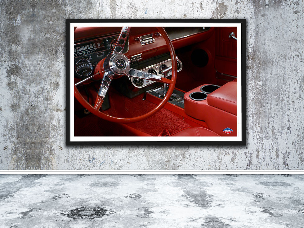 Miniature : Cadre US GARAGE - Affiche muscle car américaine | MY LITTLE MACHINE