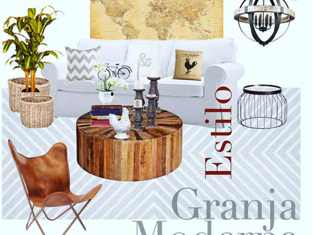 Key pieces to recreate the Modern Farm style.