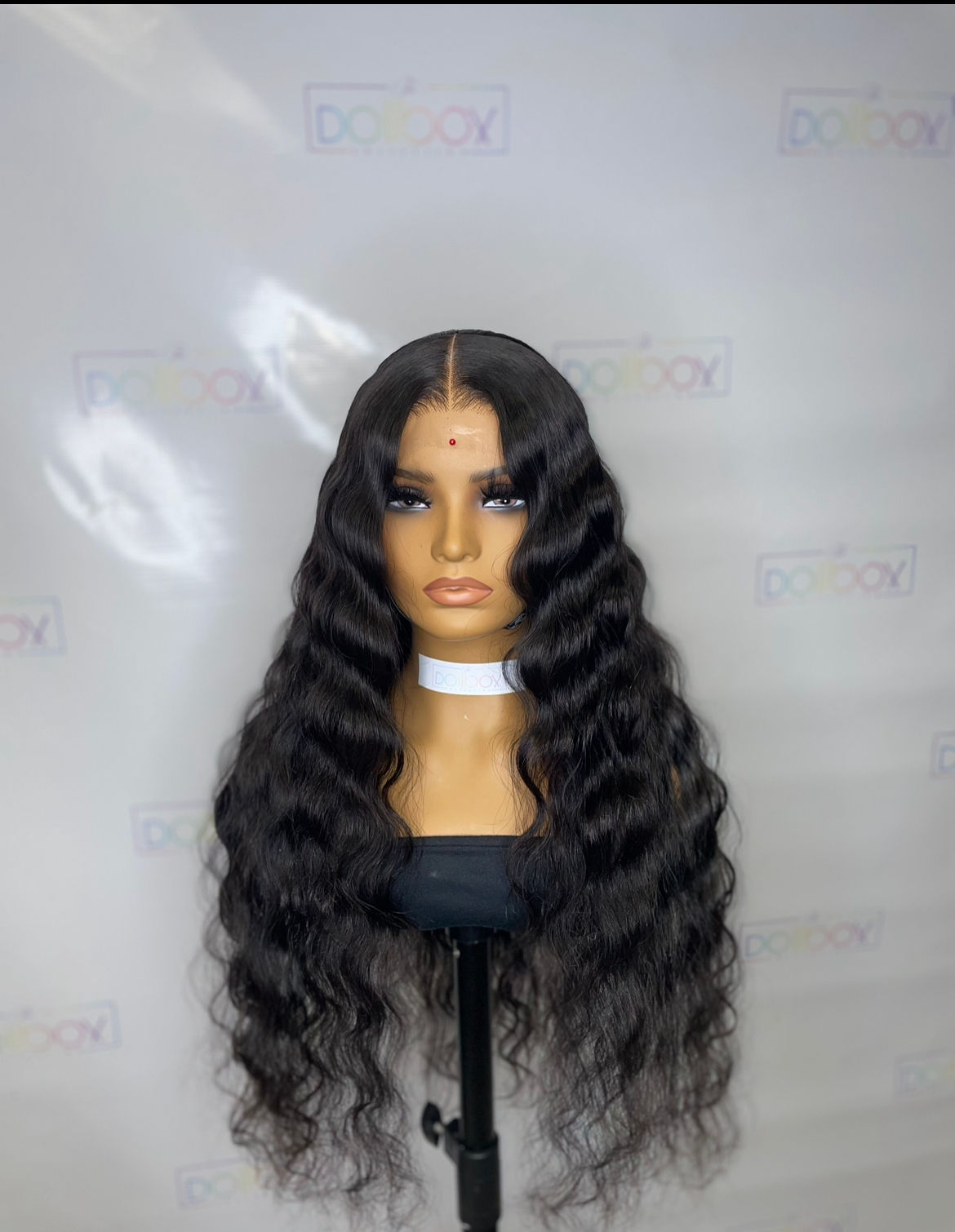 Middle Part with Crimps