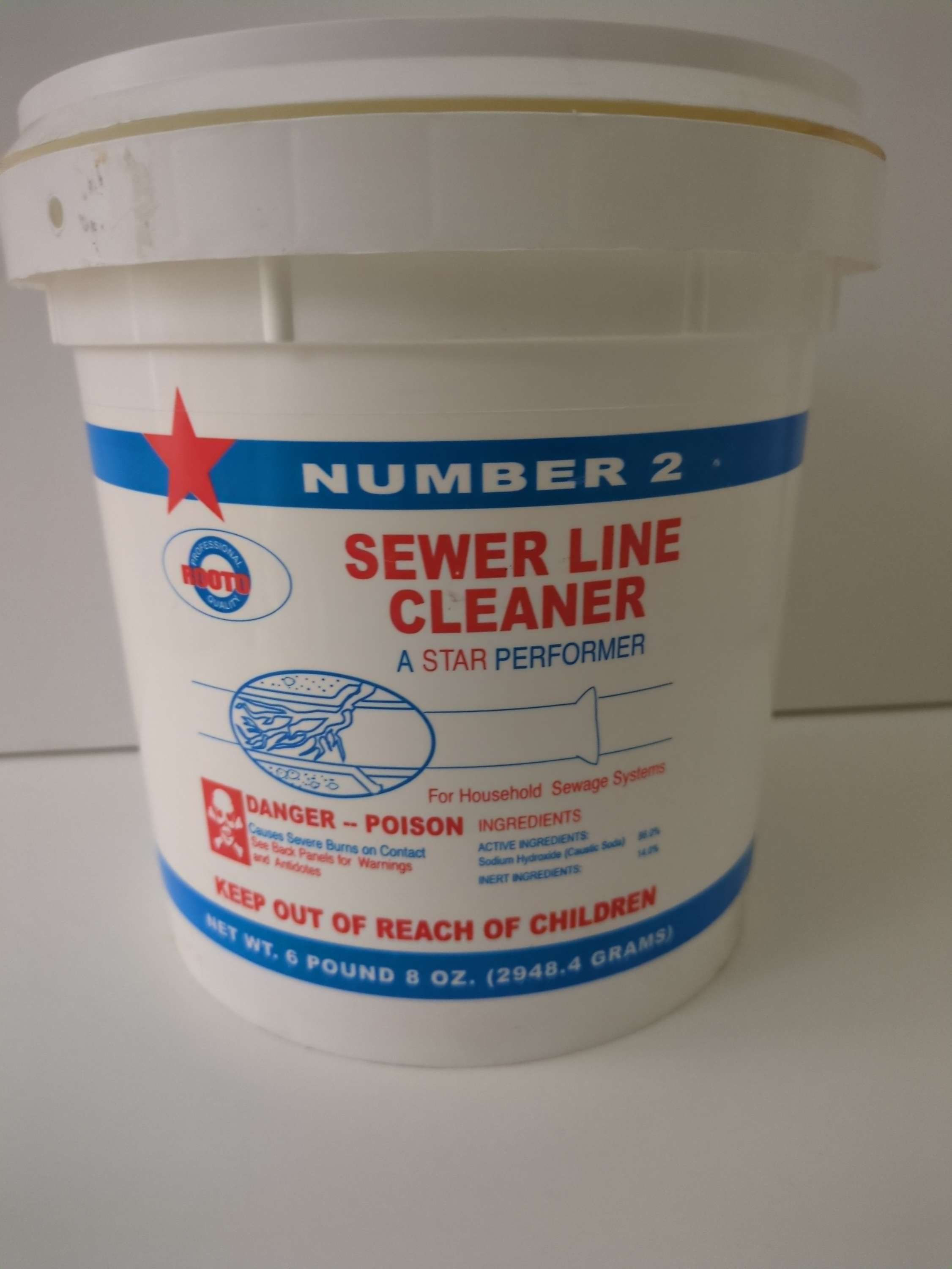 Rooto #2 Sewer Line Cleaner 6 1/2lbs