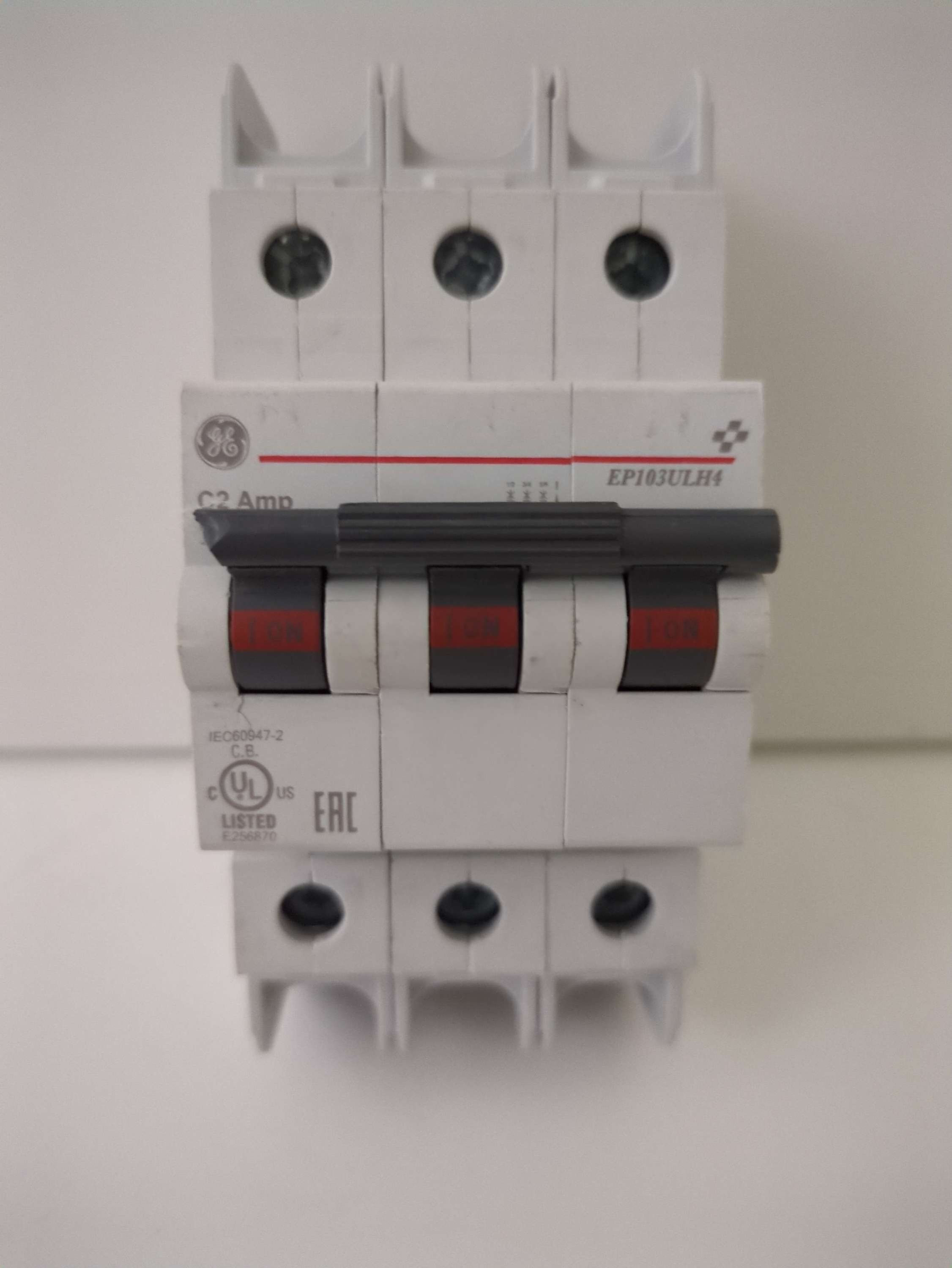 GE Circuit Breaker C2Amp 3 Pole