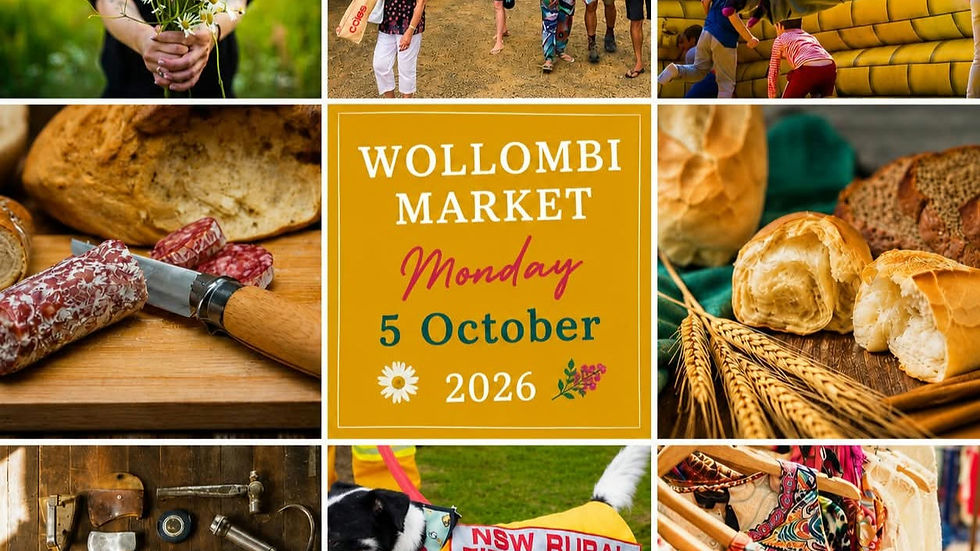 Wollombi Markets October 2026