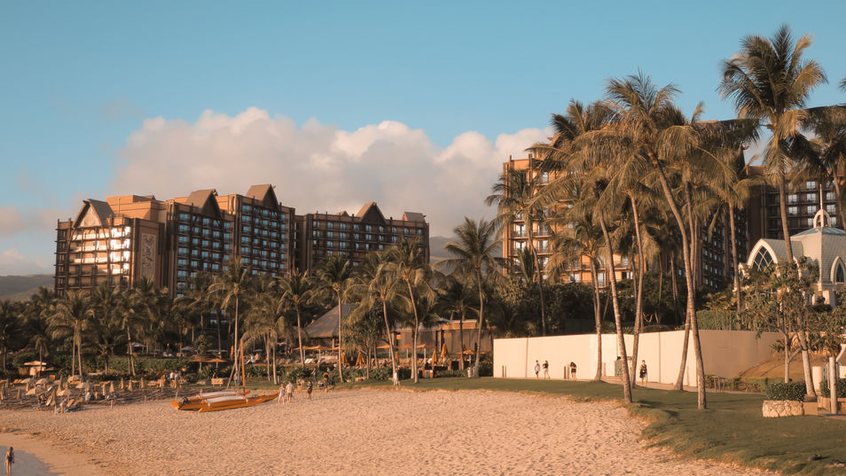 beach, hotel, hawaii