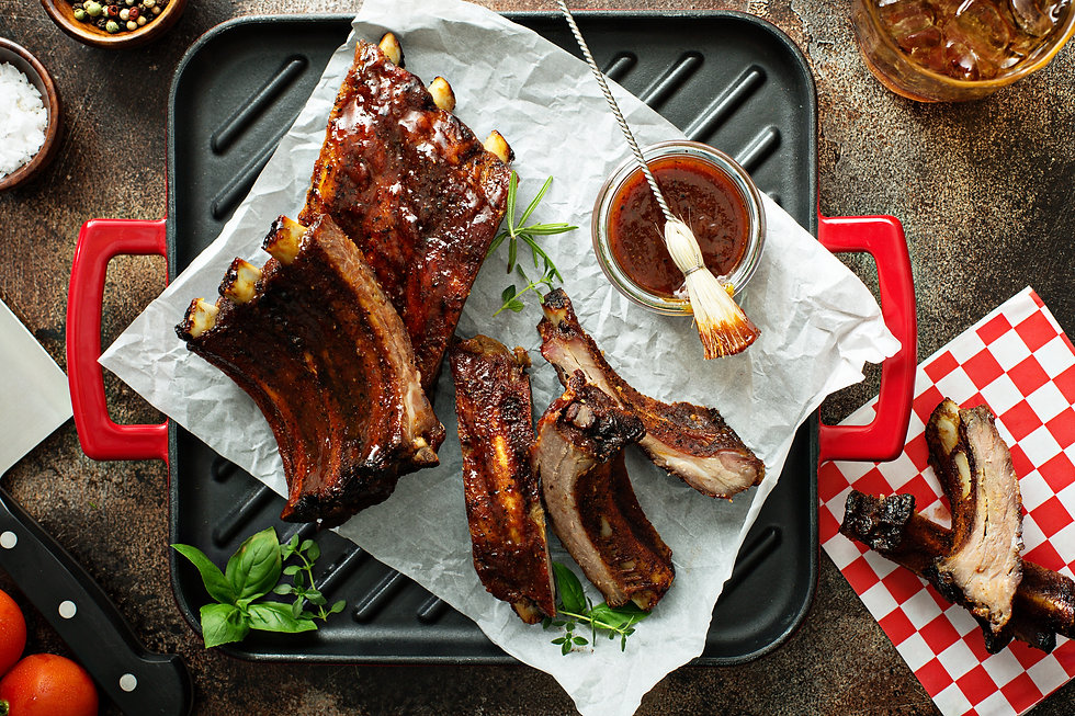 Sous Vide USA Pork Ribs with added marinade