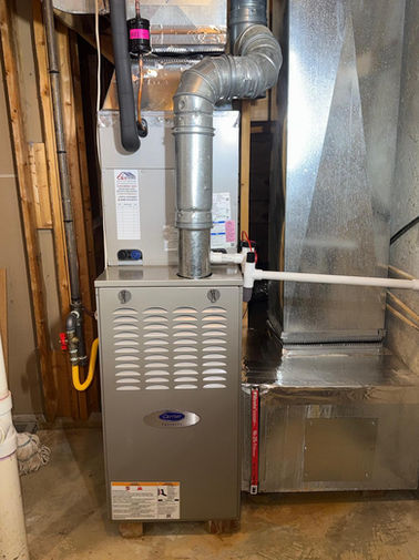 HVAC system installed by C&V Home Services